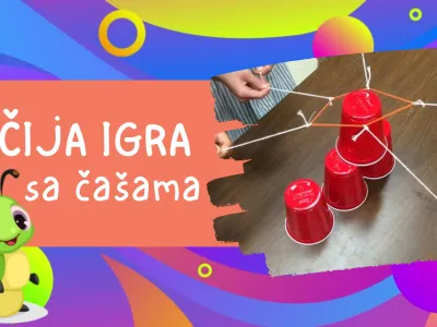 Dečija timska igra sa čašama - idealno za rođendane