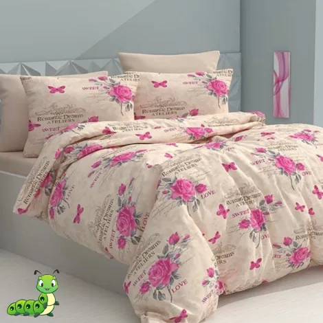 Posteljina za bračni krevet Flower