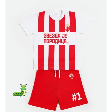 Komplet kratak rukav Crvena Zvezda