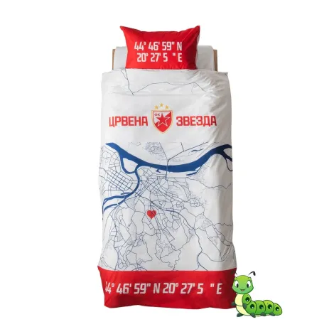 Krevetski set Crvena Zvezda Mapa grada