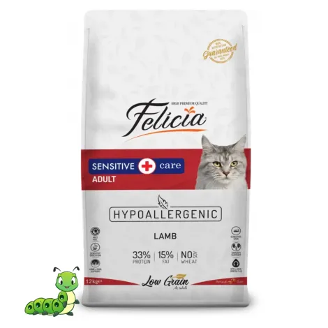 Felicia low grain hrana za odrasle mačke JAGNJETINA