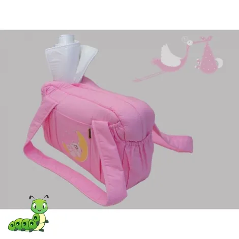 Torba sa pvc dodatkom na mesecu - roze