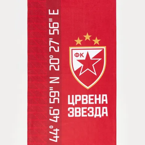 Plažni peškir Crvena Zvezda Koordinate