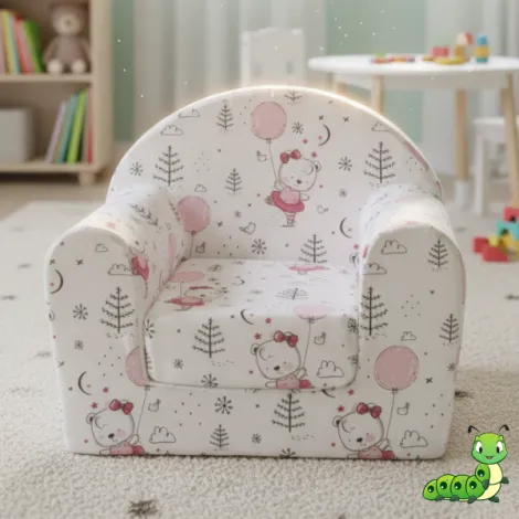 navlaka za deciju foteljicu roze meda