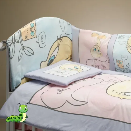 Posteljina sa ogradicom Tweety