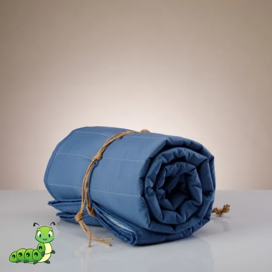 Pokrivač mikrofiber plavi