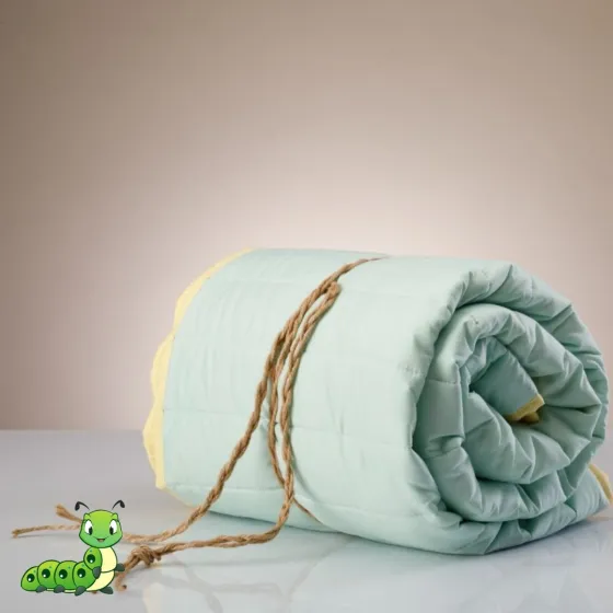 Pokrivač mikrofiber zeleno žuti