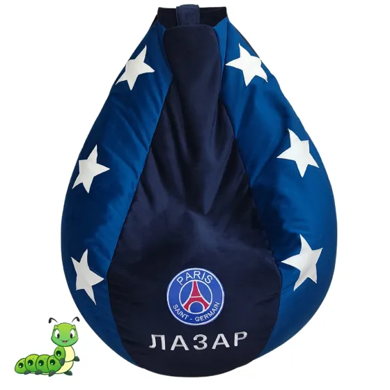 Lazy bag zeleno-crno-sivi - mogućnost personalizacije