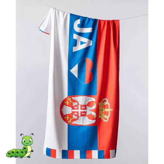 Plažni peškir Srbija u srcu