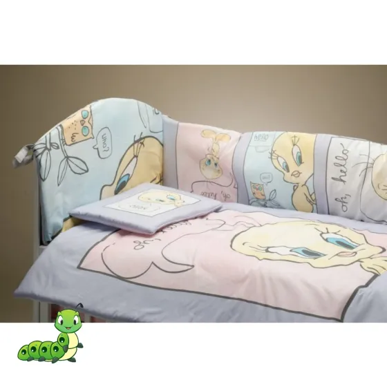 Posteljina sa ogradicom Tweety