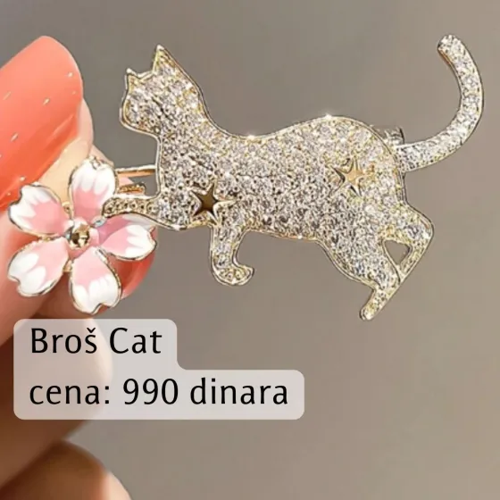 Broš model "Cat"