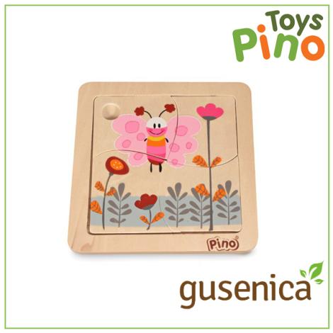 Pino Mini Slagalica 4 Elementa Leptir Slagalice Gusenica
