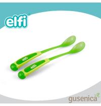 ELFI Set kašika za bebe 2/1 - zeleni